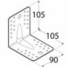 Equerre d'assemblage renforcée 105 x 105 x 90 x 2,5 mm