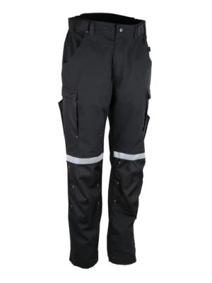 Pantalon de travaille "PETRO" en Ripstop 280g/m² gris/noir